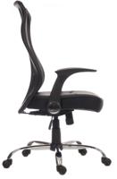 221-6332 RS PRO Black Fabric Executive Chair, 110kg Weight Capacity