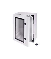 arca-403015w-no-mp Fibox ARCA Series Polycarbonate Wall Box, IP66, Viewing Window, 400 mm x 300 mm x 150mm