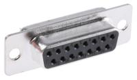 mhdm15ss MH Connectors MHDM 15 Way Cable Mount D-sub Connector Socket, 2.77mm Pitch