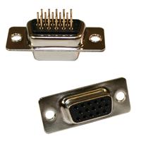 180-026-113r911 Norcomp 180 26 Way Through Hole D-sub Connector Plug, 2.29mm Pitch, with 4-40 Spacer/Board Lock