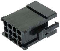tst12pa00-192923-5940 ITT Cannon, Trident Male Connector Housing, 5.08mm Pitch, 12 Way, 3 Row