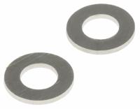 483-0704 RS PRO Nickel Plated Brass Plain Washers, 4BA, DIN 75000, ISO 4042