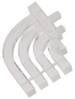 515-1023f 515-1023F Dialight, PCB Mounted 4-Way Right Angle LED Light Pipe, Quad-Level-Row Clear Square Lens