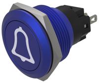 82-64511000b005 EAO Series 82 Series Push Button Switch, Momentary, Flush Mount, 22mm Cutout, SPST, SPST, IP65, IP67