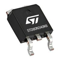 std80n340k6 STMicroelectronics Type N-Channel MOSFET, 12 A, 800 V Enhancement, 3-Pin TO-252 STD80N340K6
