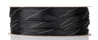 251-0833 RS PRO Expandable Braided PET Black Cable Sleeve, 20mm Diameter, 100m Length