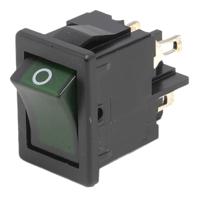 18550108 Marquardt Illuminated DPST, On-Off Rocker Switch Panel Mount