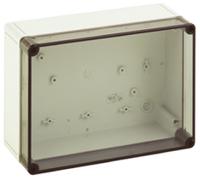 11150801 Spelsberg TK PS Series Grey Polystyrene Enclosure, IP66, Transparent Lid, 254 x 180 x 111mm