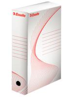 20172 Esselte White 10 Compartment A4, Foolscap Archive Box, H352mm x W100mm x D250mm