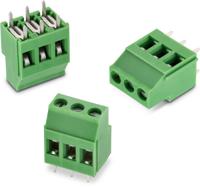 691254510003 Wurth Elektronik 2545 Series PCB Terminal Block, 3-Contact, 5.08mm Pitch, Through Hole Mount, 1-Row, Solder Termination