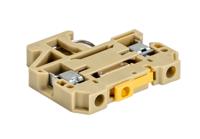 0412160000 Weidmuller  SAKR Series Beige, Yellow, 4mm², Single-Level, Screw Termination