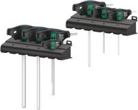 05023450001 Wera 7 piece T Shape Metric Hex Key Set, 1 x 2.5x100 mm, 1 x 3x100 mm, 1 x 4x100 mm, 1 x 5x150 mm, 1 x 6x150 mm, 1 x