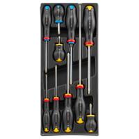 modat5pb Facom Phillips; Slotted Screwdriver Set, 10-Piece