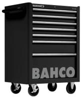 1475k7black Bahco 7 Drawer Solid Steel Wheeled Tool Trolley