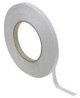 125-4306 RS PRO White Double Sided Paper Tape, Non-Woven Backing, 9mm x 50m