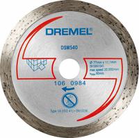 2615s540jb Dremel DSM540 Cutting Disc, 77mm x 2mm Thick