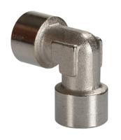 176-1081 RS PRO Brass Pipe Fitting, 90° Threaded Elbow, Female G 3/8in to Female G 3/8in