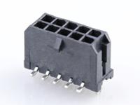 430451015 Molex Micro-Fit 3.0 Series Vertical Surface PCB Header, 10 Contact(s), 3 mm Pitch, 2 Row