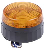 907-5977 RS PRO Amber Flashing Beacon, 110 → 230 V ac, Screw Mount, LED Bulb, IP67