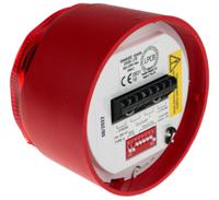 90010r0 Hosiden Besson Banshee Excel Lite Series Red Sounder Beacon, 9 → 30 V dc, Bayonet Mount, 110dB at 1 Metre