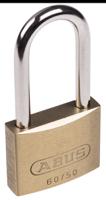 xr0060hb55 ABUS Key Weatherproof Brass, Steel Padlock, 7mm Shackle, 50mm Body