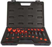 829-6546 RS PRO 11-Piece Spanner Set, 7 → 17 mm, Chrome Vanadium Steel