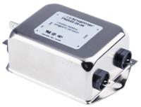 fn2020-20-06 Schaffner, FN2020 20A 250 V ac/dc 400Hz, Chassis Mount EMI Filter, Fast-On, Single Phase