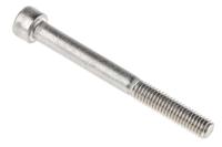 304-4558 RS PRO Stainless Steel Hex Socket Cap Screw, DIN 912, M6 x 60mm