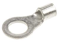 130106 TE Connectivity, SOLISTRAND Uninsulated Ring Terminal, M5 Stud Size, 1mm² to 2.6mm² Wire Size