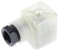 935980244-rs-gdml-3011-led-230-rg-schwarz Hirschmann GDML 3P+E DIN 43650 A, Female Solenoid Valve Connector with Indicator Light, 250 V ac/dc Voltage