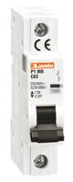 p1mb1pb25 Lovato ModuLo P1MB MCB, 1P, 25A Curve B, 230V AC, 60V DC, 10 kA Breaking Capacity