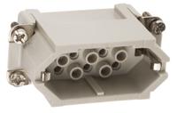 112550 EPIC Heavy Duty Power Connector Insert, 10A, Male, H-D Series, 15 Contacts