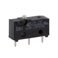 db1c-c1aa ZF Button Micro Switch, Through Hole Terminal, 6 A @ 250 V ac, SPDT