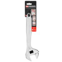 10112pb Facom Adjustable Spanner, 300 mm Overall, 41mm Jaw Capacity, Metal Handle