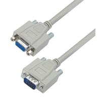 chd15mf-75 L-Com Male 15 Pin D-sub to Female 15 Pin D-sub Cable assembly, 7.5ft PVC
