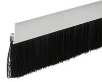 326-9937 RS PRO Black Aluminium, Nylon Brush Strip, 60mm