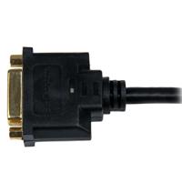 hddvimf8in StarTech.com HDMI 1.4, 20cm Male HDMI to Female DVI-D Dual Link High Speed 1920x1200