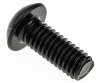 281-221 RS PRO Black, Self-Colour Steel Hex Socket Button Screw, ISO 7380, M4 x 10mm