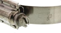htm70p HI-TORQUE Stainless Steel Slotted Hex Worm Drive, 16mm Band Width, 50 → 70mm ID