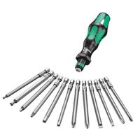 05059295001 Wera Hexagon; Slotted; Pozidriv; Phillips; Torx; Torx BO Interchangeable Screwdriver Set, 17-Piece