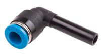 qsl-6h Festo QSL Series Elbow Tube-toTube Adaptor, Push In 6 mm to Push In 6 mm, Tube-to-Tube Connection Style, 153057
