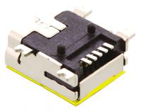 65100516121 Wurth Elektronik Right Angle, SMT, Socket Type B USB Connector
