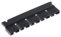 531230-4 TE Connectivity, AMPMODU Shunt Female Straight Black Open Top 2 Way 1 Row 5.08mm Pitch