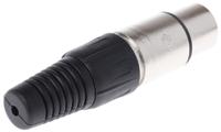 457-964 RS PRO Cable Mount XLR Connector, Female, 250 V ac, 5 Way, Silver Plating