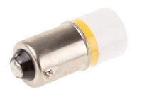 210-204 RS PRO Yellow LED Indicator Lamp, 60V ac/dc, BA9s Base, 10mm Diameter, 100mcd