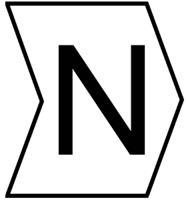 901-10595-909-3143-pvc HellermannTyton HGDC Slide On Cable Markers, Black on White, Pre-printed "N", 2 → 5mm Cable, 901-10595