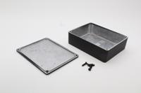 1590bb2bk Hammond 1590 Series Die Cast Aluminium Alloy Enclosure, IP54, 119 x 94 x 38mm