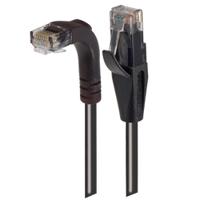 trd695ra1blk-10 L-ComTRD, 10ft Cat6, Black RJ45 to Male RJ45 Male, Unshielded Unshielded, Terminated PVC Sheath