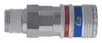 c103152155 CEJN Brass, Stainless Steel Male Pneumatic Quick Connect Coupling, R 1/2 Male Threaded