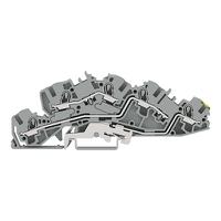 2005-7645 WAGO  TOPJOB S Series Grey, 4mm², 3-Level, Push In Termination